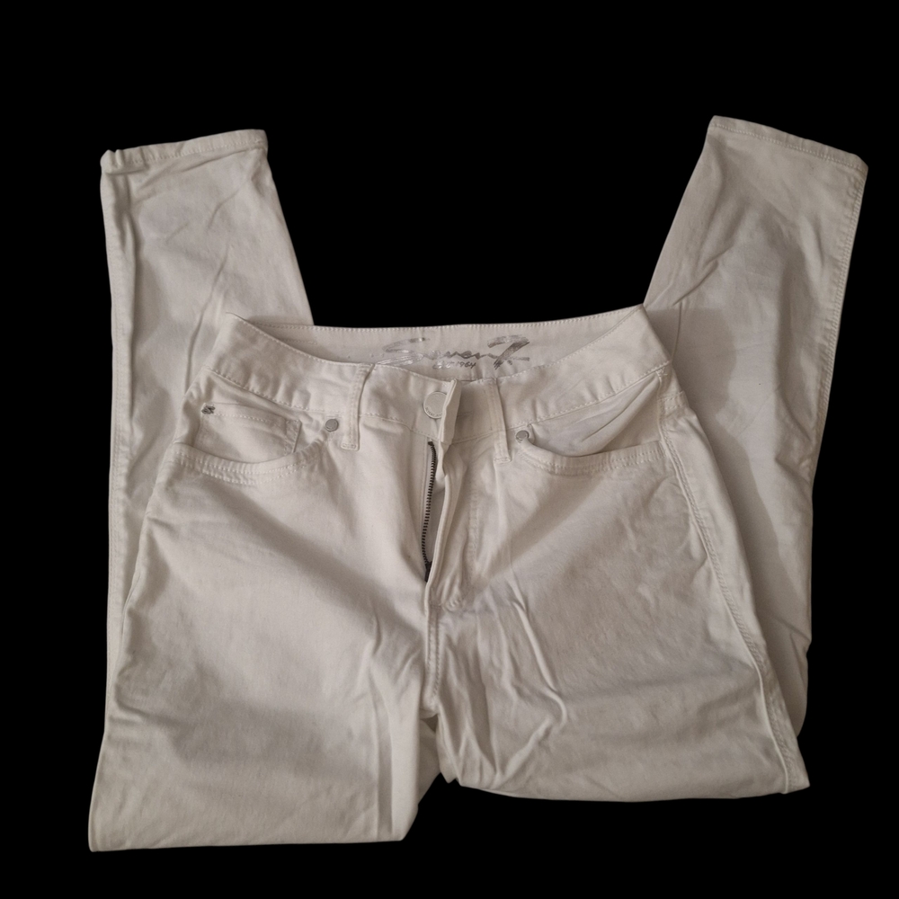 Seven7 White Skinny Jeans